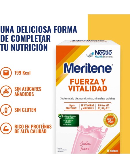 Meritene Fresa 15 Sobres