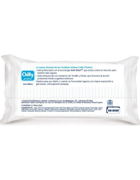Extra Protección Toallitas Íntimas 12 U