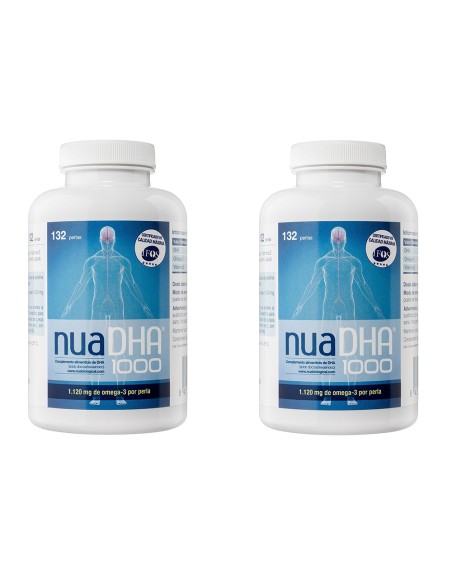 Nua Biological NuaDHA 1000 2x132 perlas ¡Duplo!