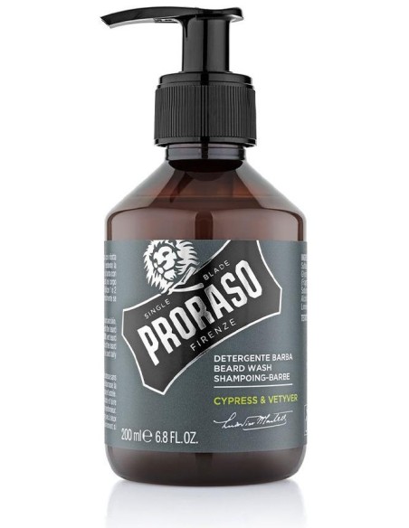 Proraso Beard Shampoo Herbal Cypress %26 Vetyver 200Ml