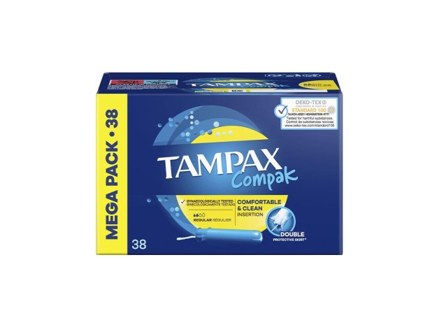 Tampax Compak Tampón Regular 38Uds