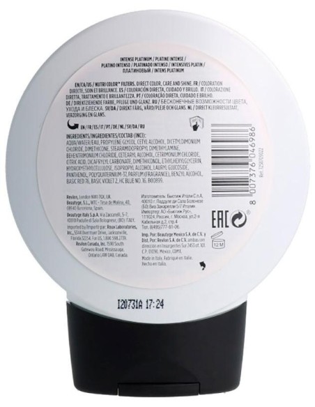 Revlon Nutri Color Filters 1022 Platino Intenso 240Ml