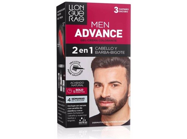 Llongueras Kit Men Advance Tinte Gel Crema 3...