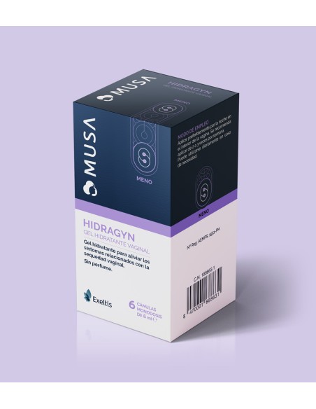 Musa Meno Hidragyn Gel Hidratante Vaginal 6 cánulas