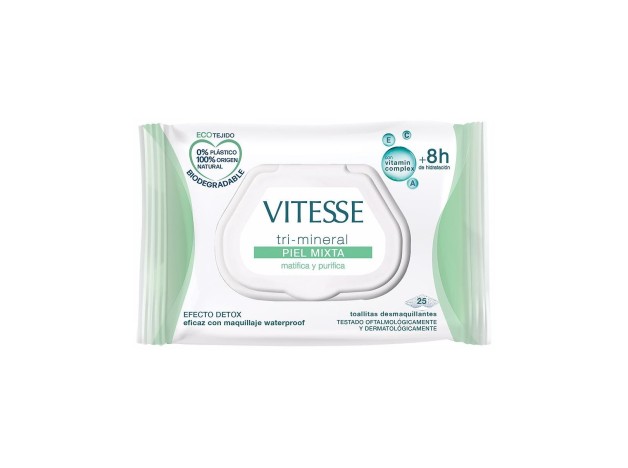 Vitesse Tri-Mineral Toallitas Desmaquillantes...
