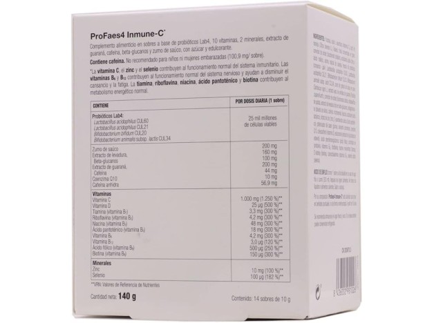 Profaes4 Inmune-C 14 Sobres 10 gramos