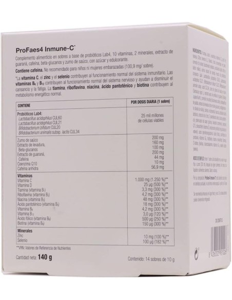 Profaes4 Inmune-C 14 Sobres 10 gramos