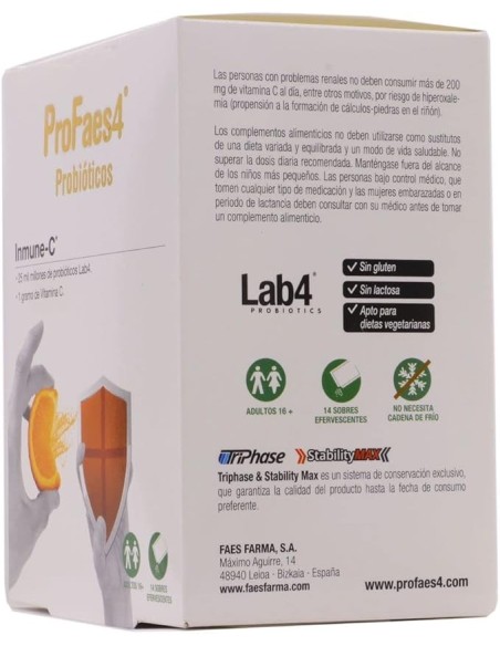 Profaes4 Inmune-C 14 Sobres 10 gramos