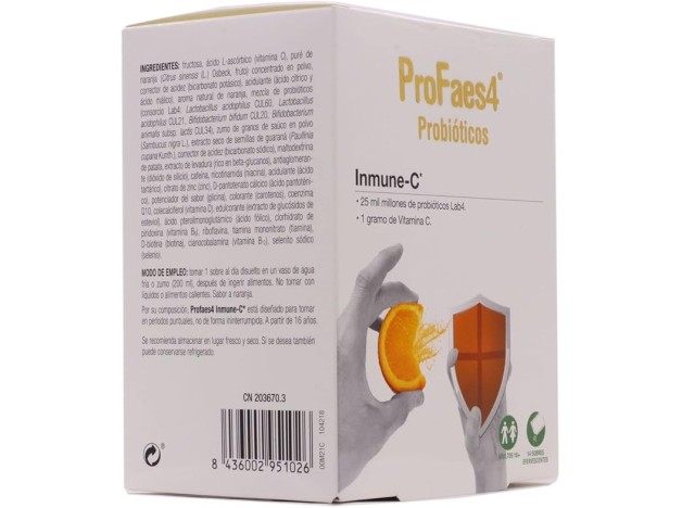 Profaes4 Inmune-C 14 Sobres 10 gramos