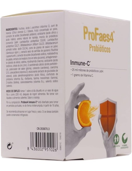 Profaes4 Inmune-C 14 Sobres 10 gramos