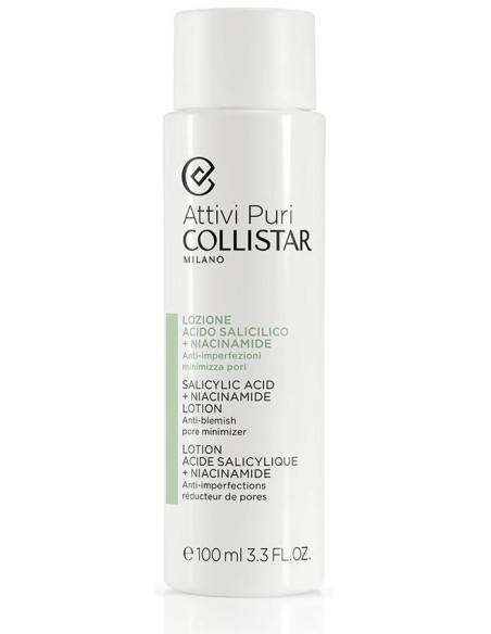 Collistar Attivi Puri Loción Salicylic + Niacinamide 100Ml