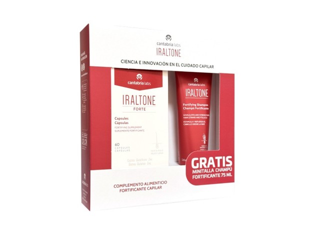 Iraltone Pack Forte 60 Cápsulas + Champú...