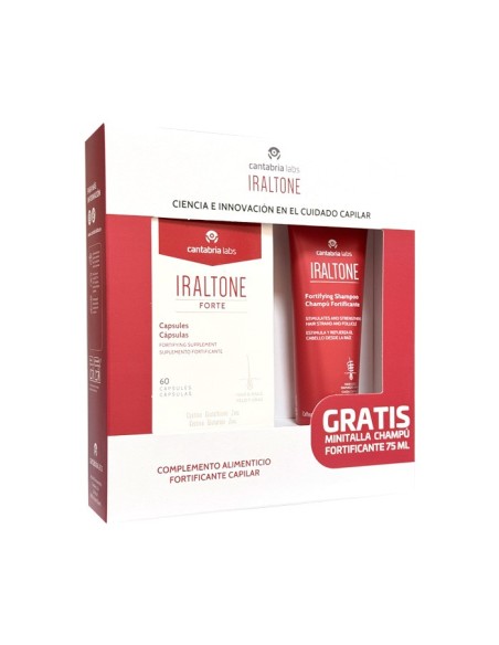 Iraltone Pack Forte 60 Cápsulas + Champú Fortificante