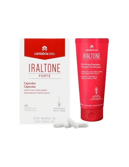 Iraltone Pack Forte 60 Cápsulas + Champú Fortificante