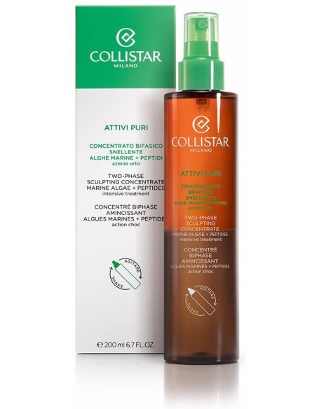 Collistar Attivi Puri Concentrado Bifásico Reductor Algas Marinas + Péptidos 15Ml