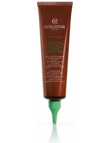 Attivi Puri Concentrado Antiestrías Elastina + Ácido Hialurónico + Colágeno 150 Ml