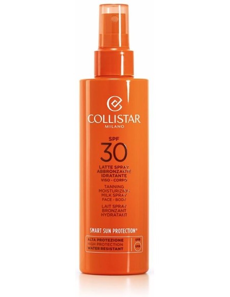 Collistar Spray Bronceador Leche Hidratante Spf30+ 200Ml