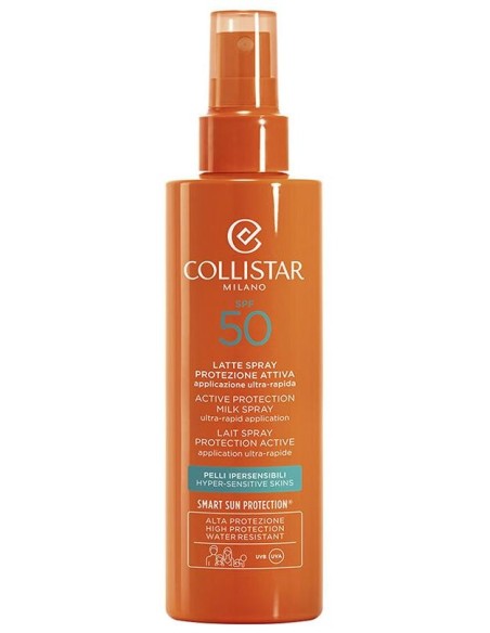 Collistar Spray Solar Leche Protección Activa Spf50+ 200Ml