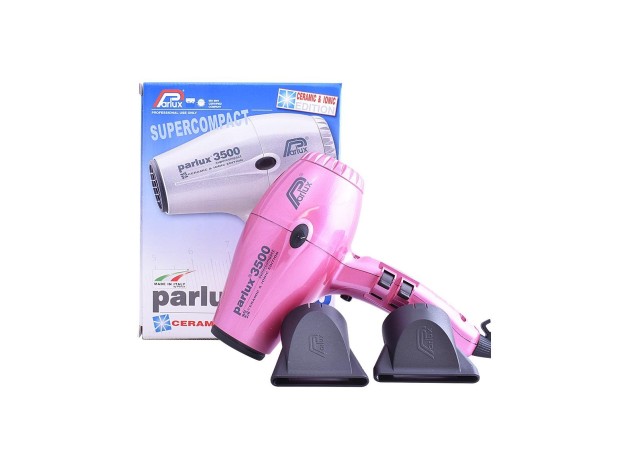 Parlux 3500 Hair Dryer Supercompact Pink 1Ud