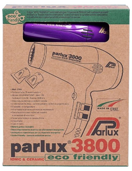 Parlux Secador Eco Violeta 3800 Ionic Ceramic 1Ud