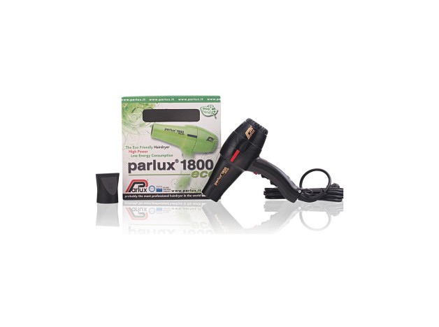 Parlux 1800 Eco Edition Secador Negro 1 U