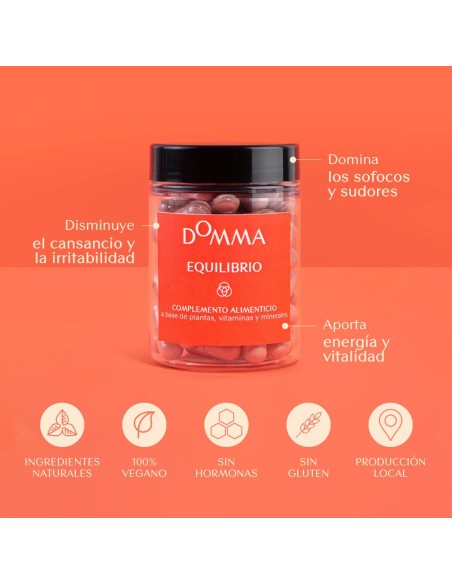 Domma Equilibrio Físico y Mental 56 Cápsulas