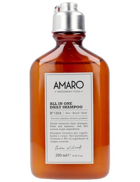 Amaro All In One Daily Shampoo Nº1924 Hair/Beard/Body 250 Ml