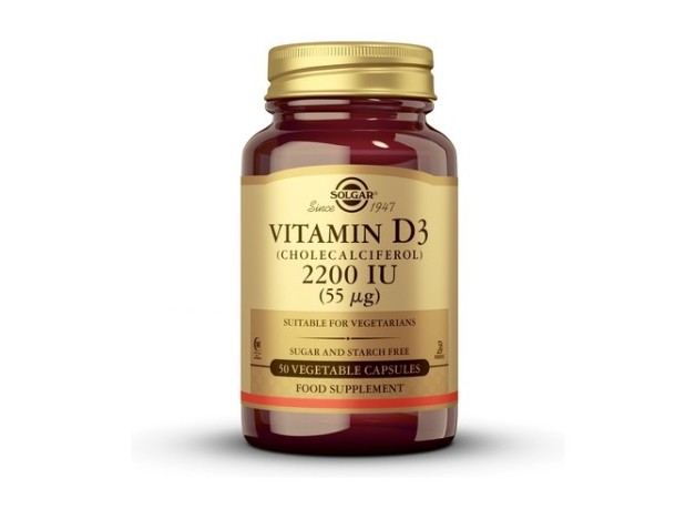 Solgar Vitamina D3 2200 Ui 100 Cápsulas