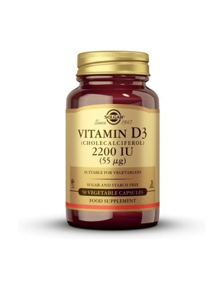 Solgar Vitamina D3 2200 Ui 100 Cápsulas
