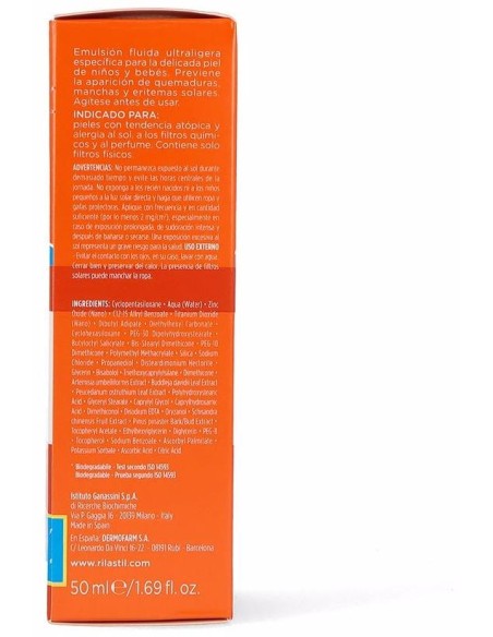 Rilastil Sun System Baby Comfort Fluido Solar Facial Spf50+ 50Ml