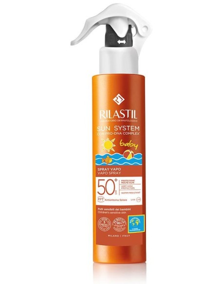 Rilastil Sun System Baby Spray Vaporizador Transparente Spf50+, 200 Ml