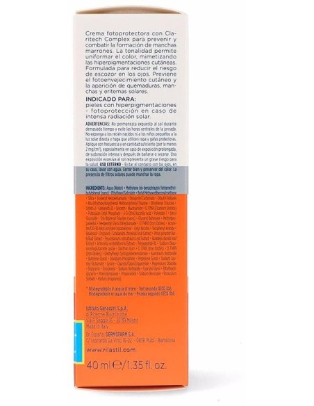 Rilastil Sun System D-Clar Crema Solar Anti-Manchas Medium Color Spf50+ 40Ml