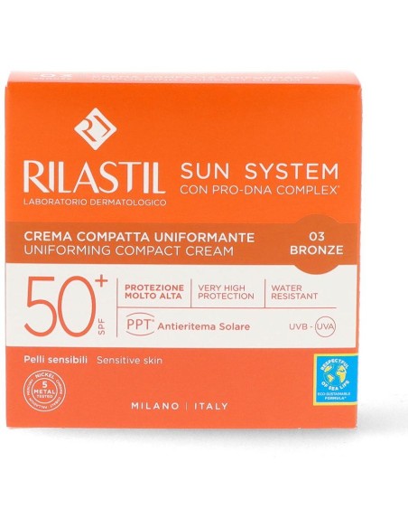 Rilastil Sun System Maquillaje Compacto Fotoprotector 03 Bronze Spf50+ 10G