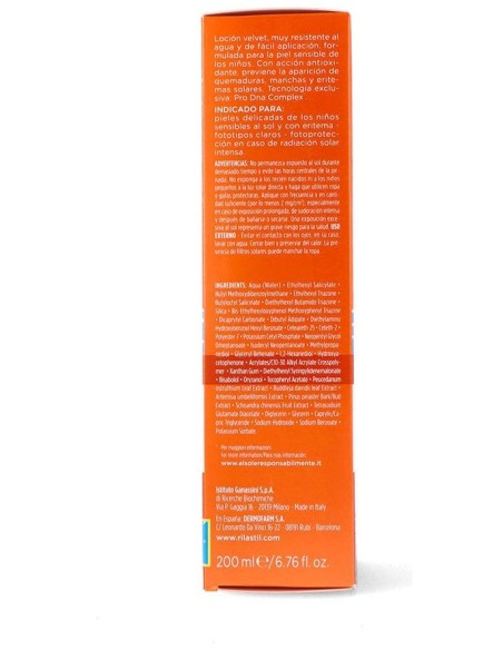 Rilastil Sun System Baby Leche Solar Corporal Velluto Spf50+ 200Ml