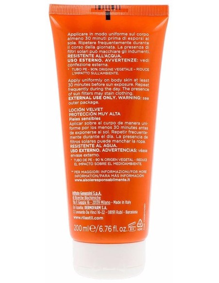 Rilastil Sun System Leche Solar Corporal Velluto Spf50+ 200Ml