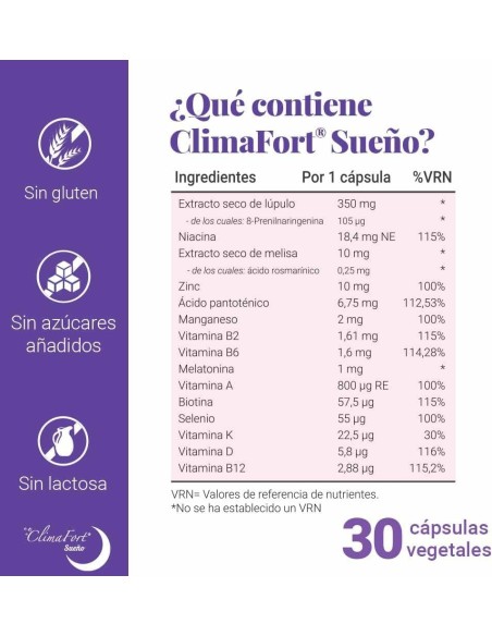 Climafort Sueño 30 Cápsulas