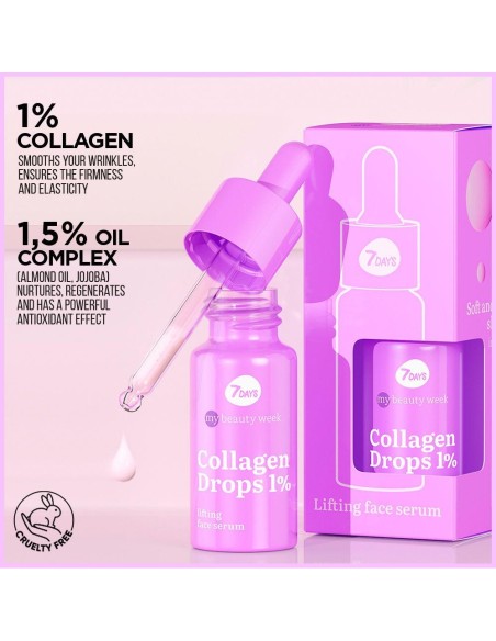 7Days My Beauty Week Collagen Drops Serum Facial Lifting 20Ml