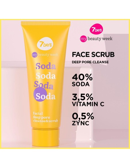 Soda Limpieza Y Exfoliación Facial Profunda De Poros 80 Ml