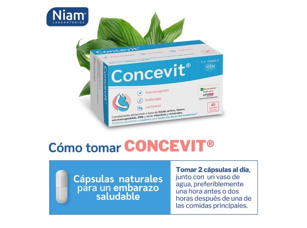 Concevit Preconcepción 40 Cápsulas