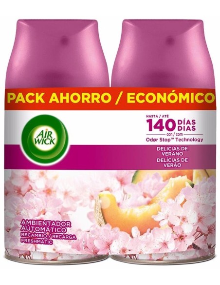 Freshmatic Ambientador Recambio Duplo Delicias 2 X  250 Ml