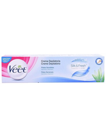 Veet Pure Crema Depilatoria Piernas Y Cuerpo Piel Sensible 200Ml
