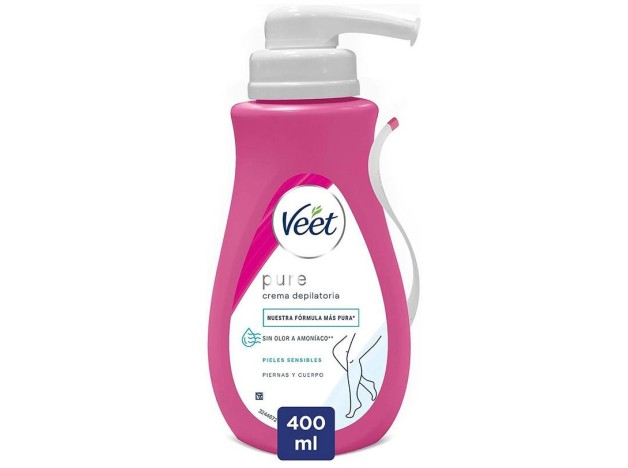 Veet Pure Crema Depilatoria De Ducha Piernas Y...