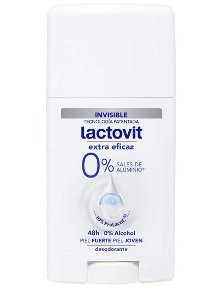 Lactovit Original Extra Eficaz 0% Deodorant Stick, Desodorantes Lactovit - Perfumes Club