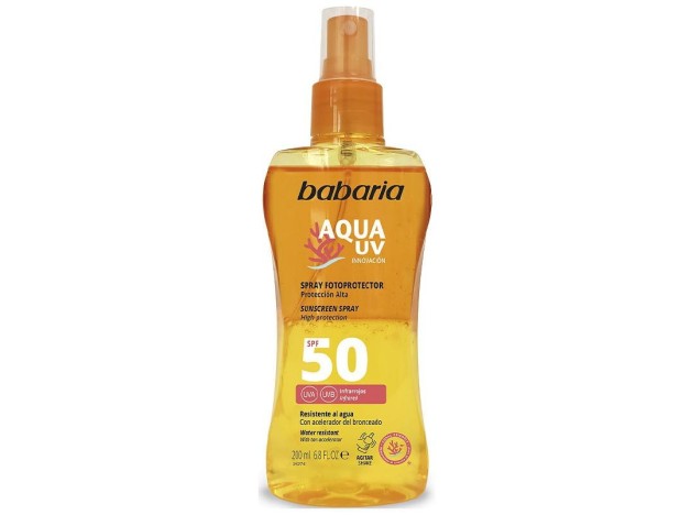 Babaria Aqua Uv Spray Fotoprotector Spf50 200Ml