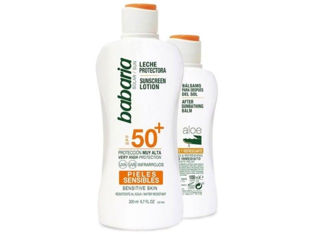 Babaria Solar Leche Corporal Piel Sensible...