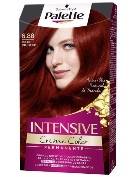 Schwarzkopf Palette Intensive Tinte N6.88 Rojo Rubí 1Ud
