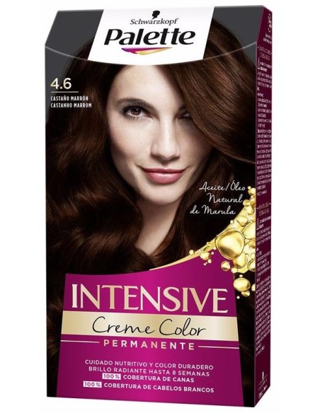 Schwarzkopf Kit Tinte Palette Intensive 4.6 Castaño Marrón