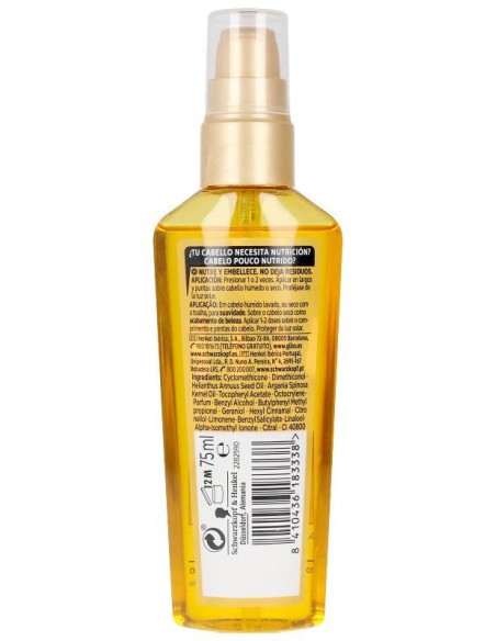 Schwarzkopf Gliss Hair Repair Oil Elixir 75Ml