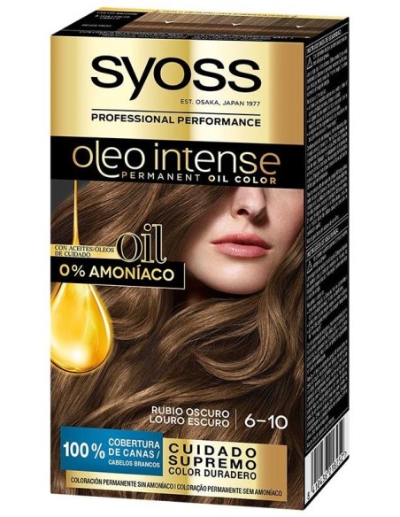 Syoss Oleo Intense Permanent Oil Color Rubio Oscuro 6-10 50Ml