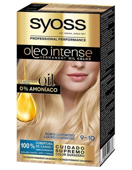 Oleo Intense Tinte Sin Amoniaco 9.10-Rubio Luminoso 5 Pz